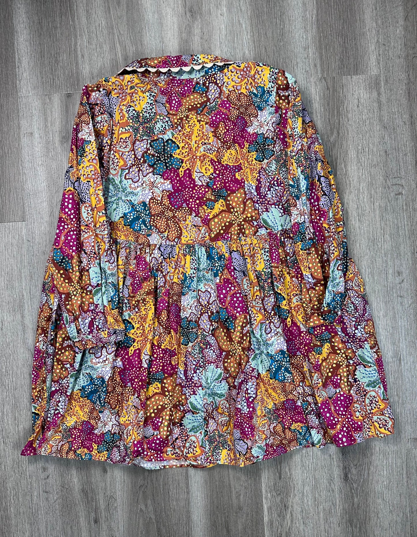 Dress Casual Midi By Target In Floral Print, Size: 2x