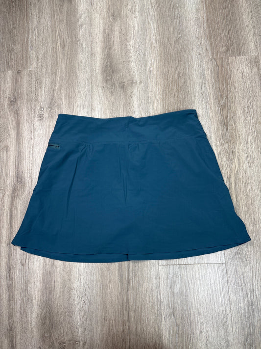 Athletic Skirt By Greyson In Teal, Size: L