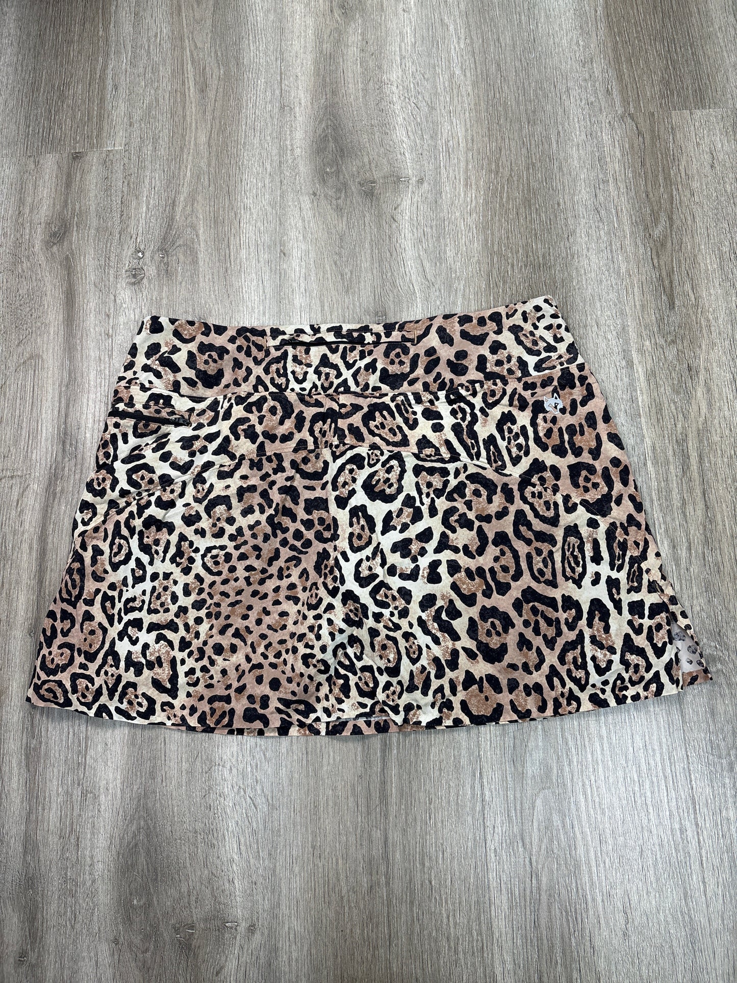 Athletic Skirt By Greyson In Animal Print, Size: L