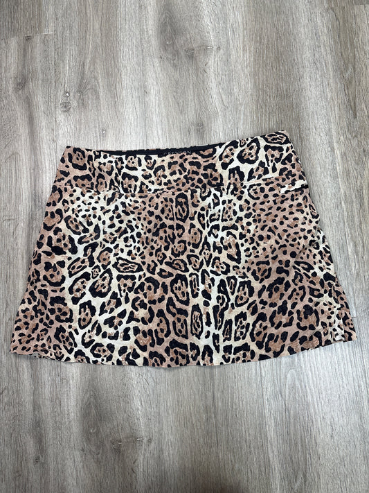 Athletic Skirt By Greyson In Animal Print, Size: L