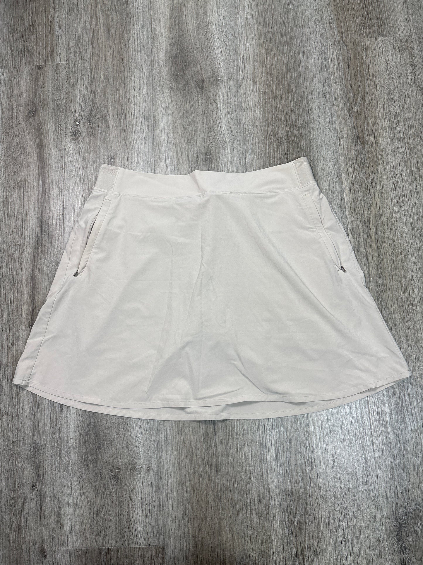 Athletic Skirt By Athleta In Cream, Size: L