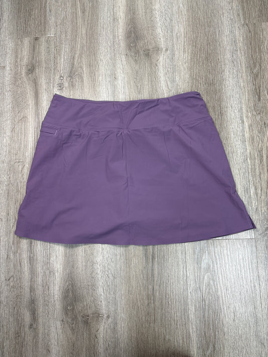 Athletic Skirt By Greyson In Purple, Size: L