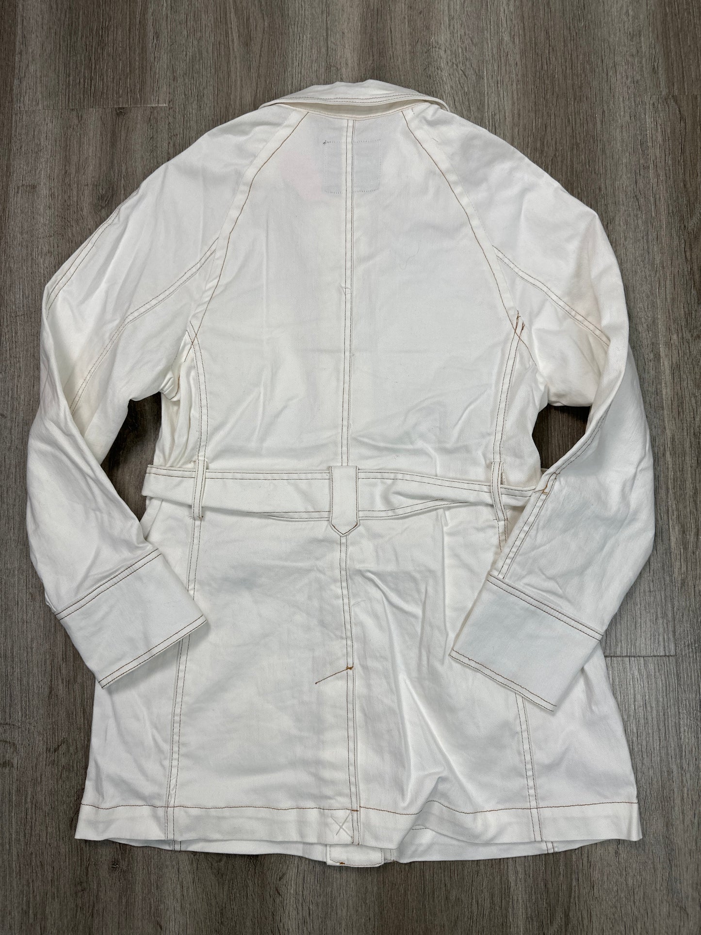 Jacket Other By Baggallini In White Denim, Size: M