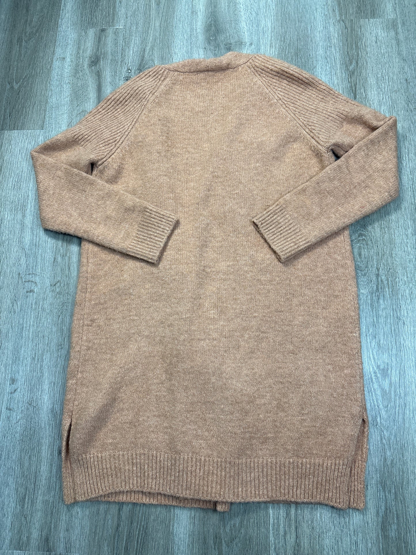 Cardigan By Clothes Mentor In Tan, Size: L