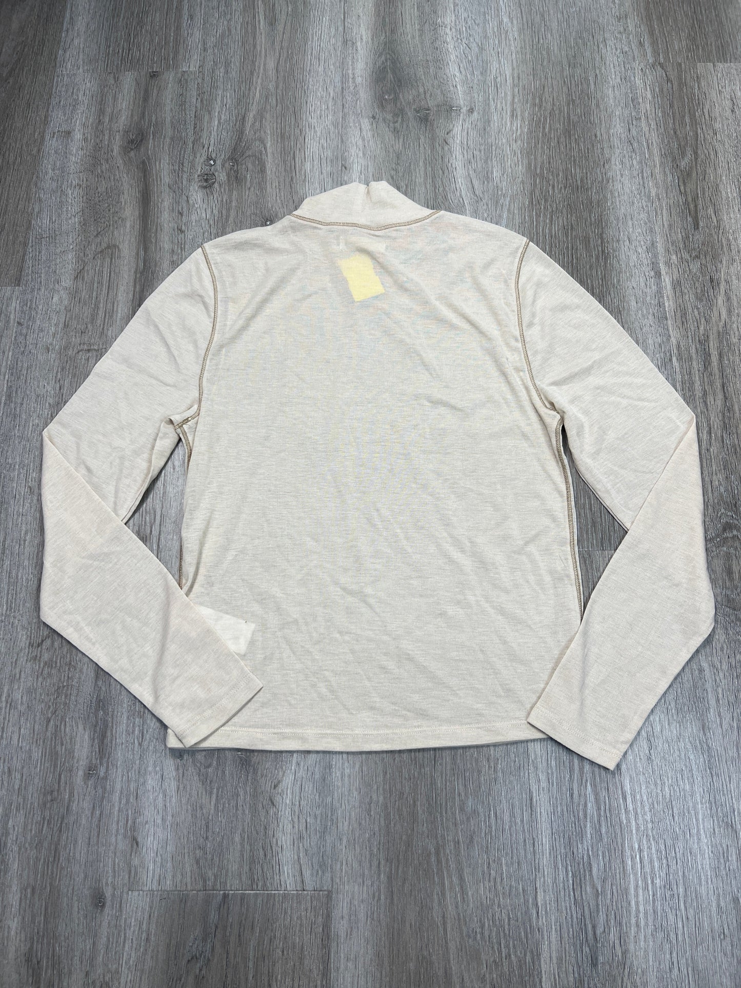 Top Long Sleeve By Madewell In Cream, Size: L