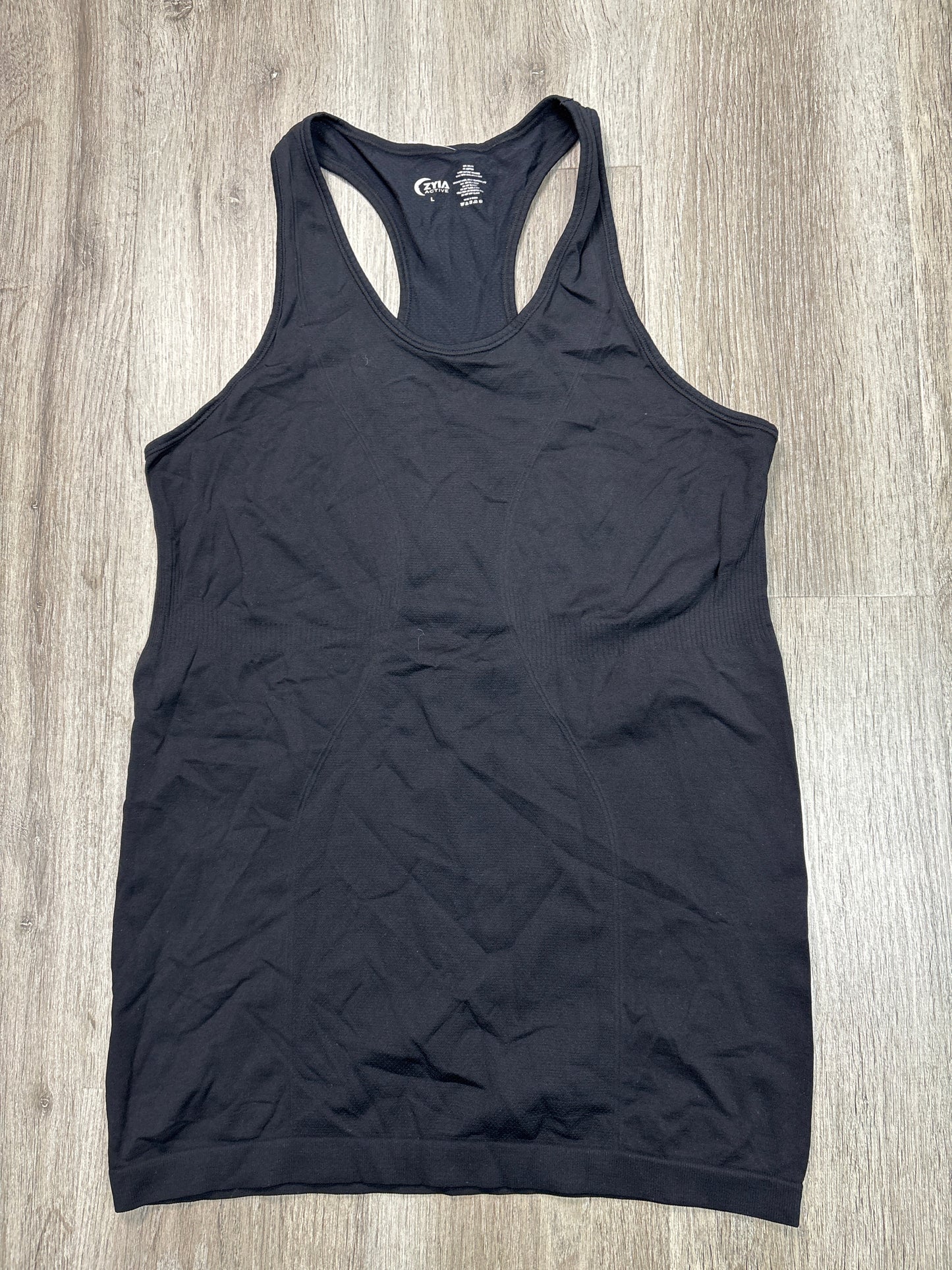 Athletic Tank Top By Zyia In Black, Size: L