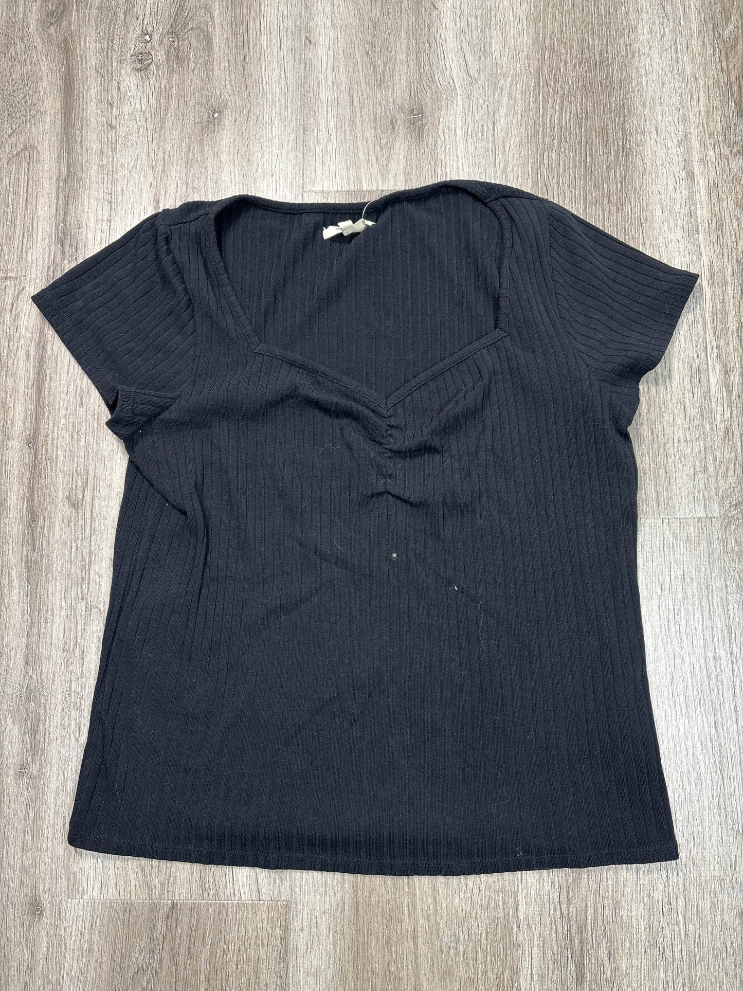 Top Short Sleeve By Madewell In Black, Size: Xl