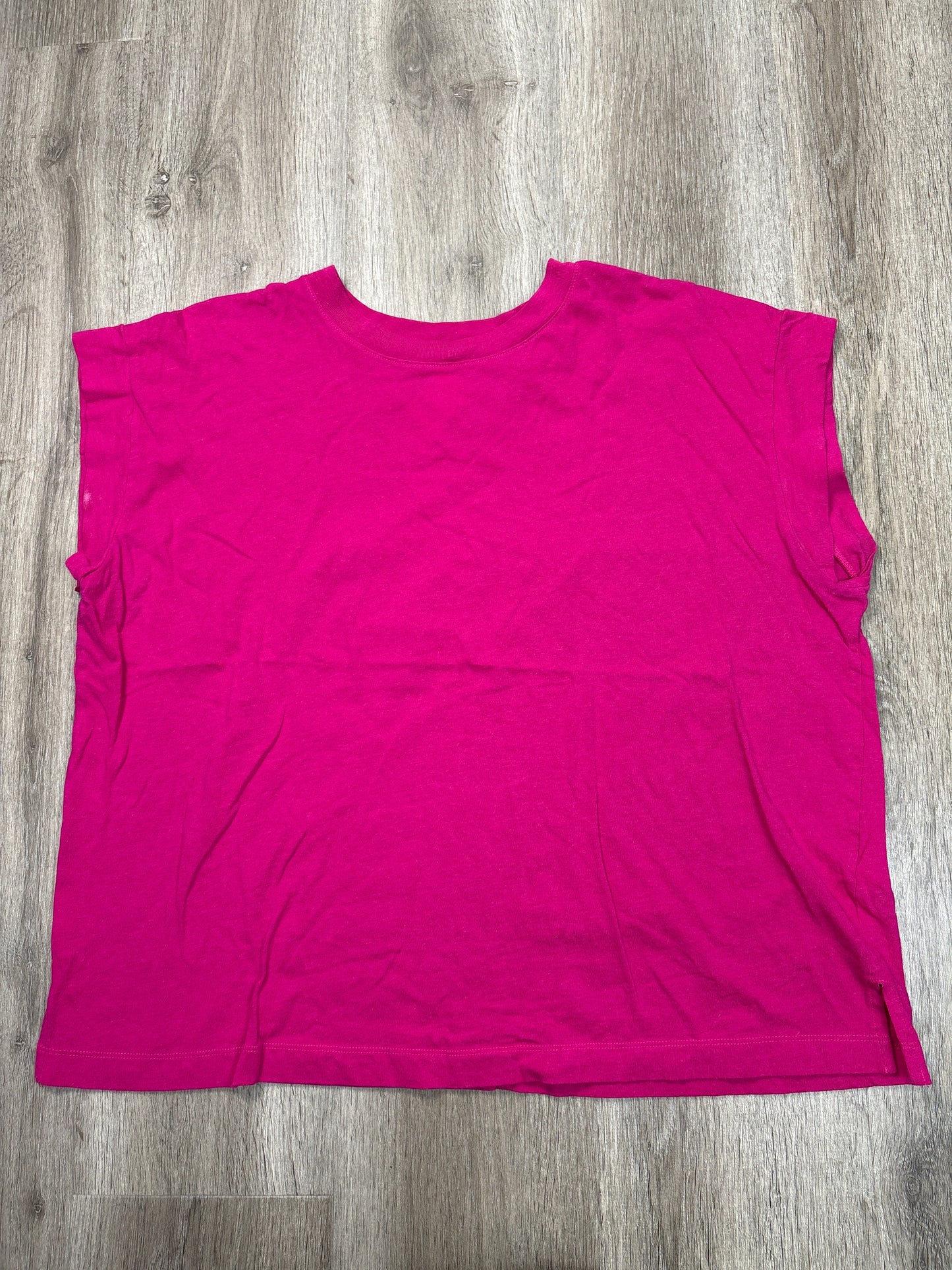 Top Short Sleeve By A New Day In Pink, Size: Xl