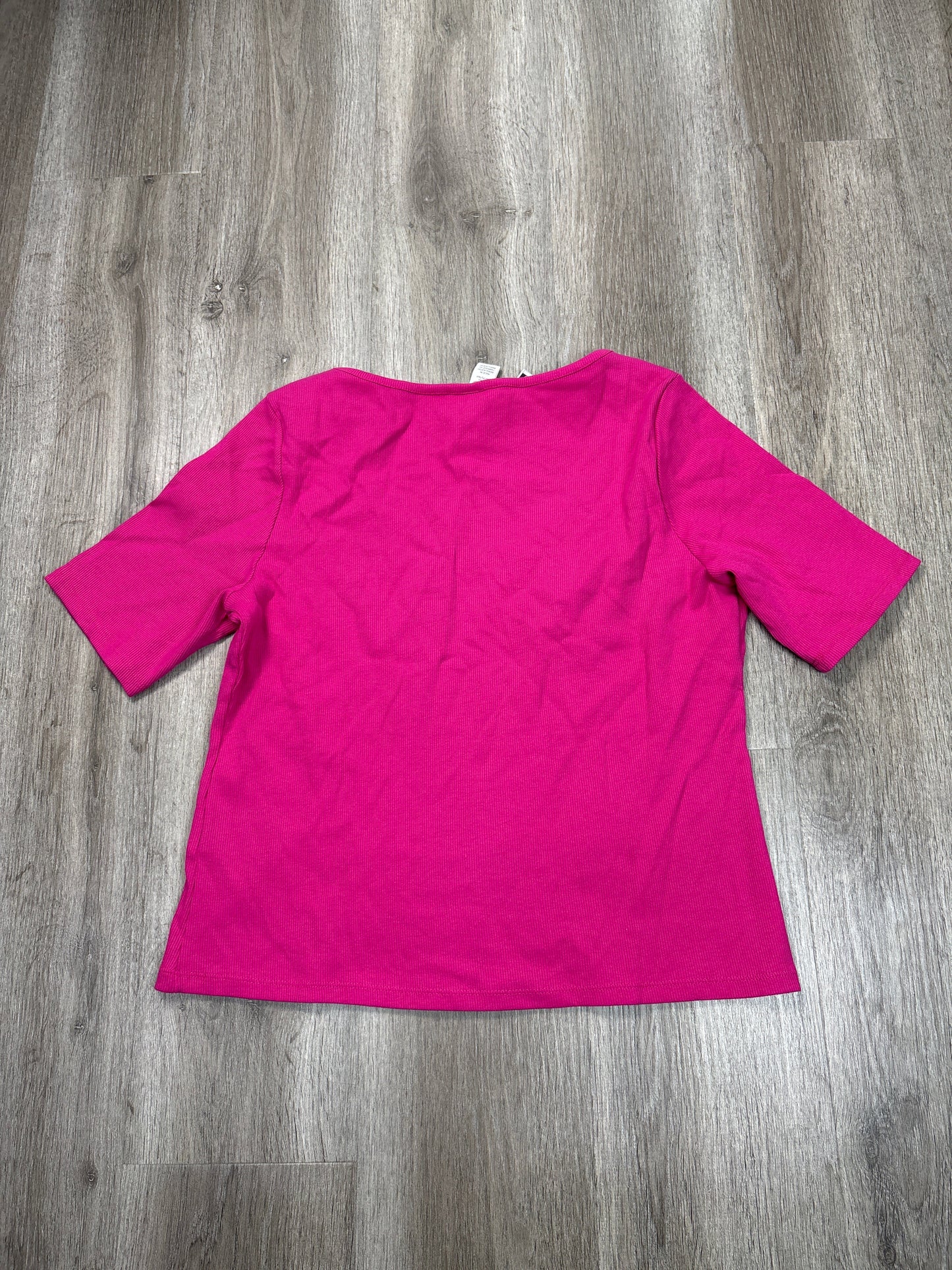 Top Short Sleeve By H&m In Pink, Size: Xl