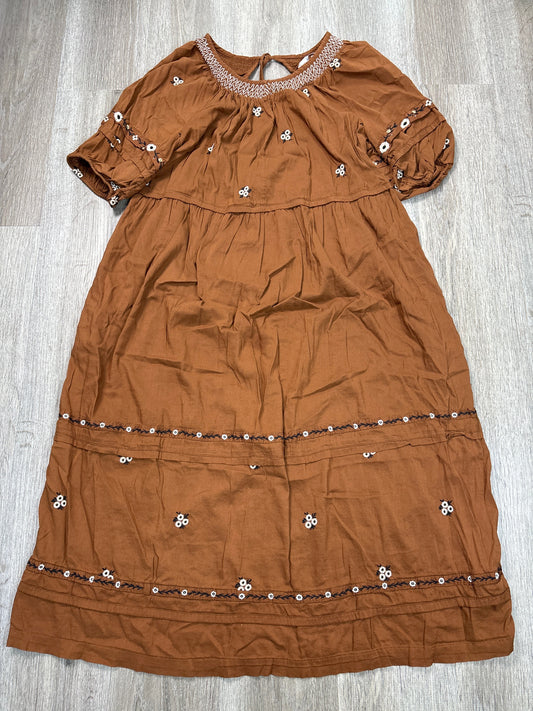 Dress Casual Maxi By Old Navy In Brown, Size: Xl