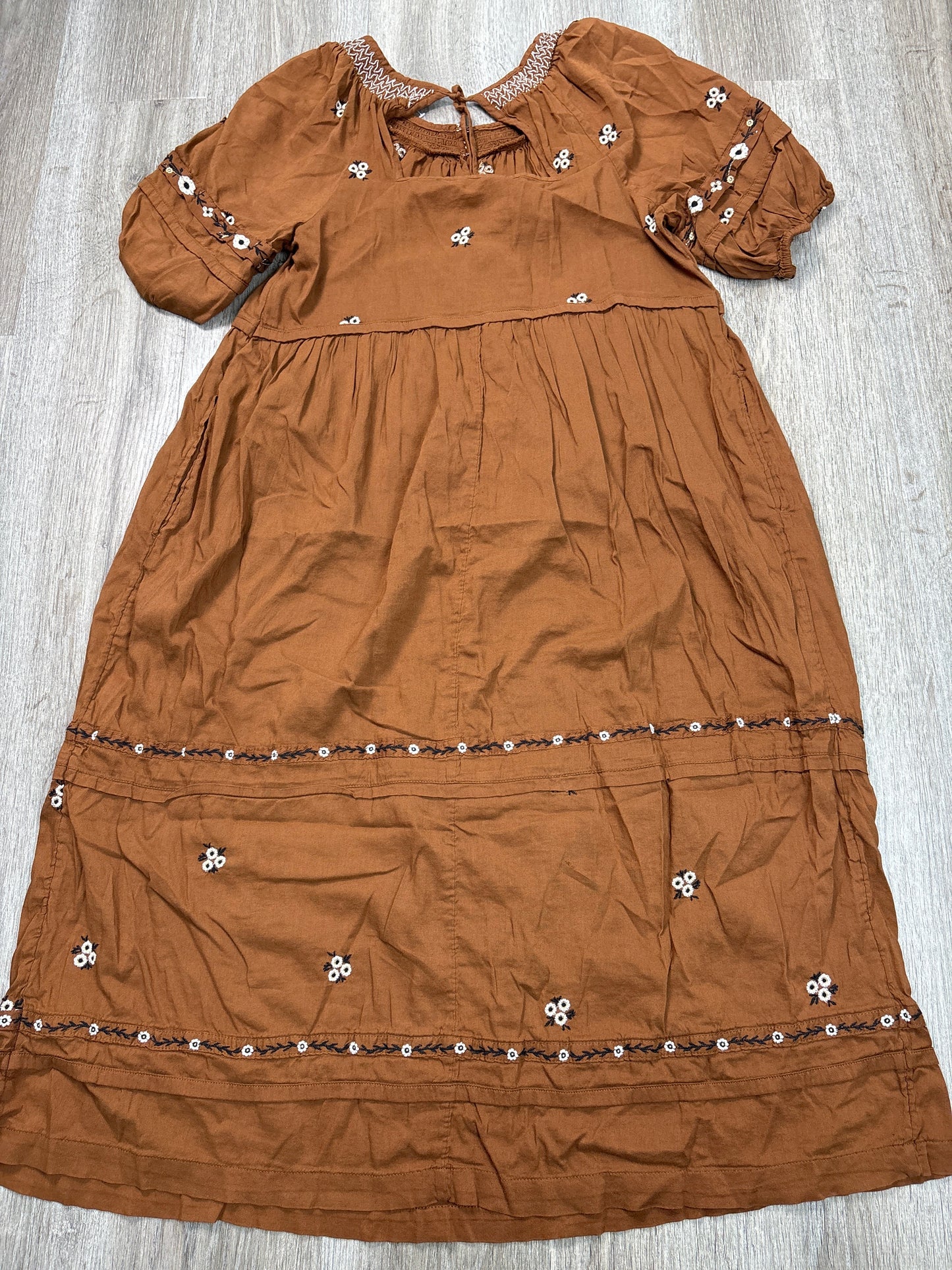 Dress Casual Maxi By Old Navy In Brown, Size: Xl