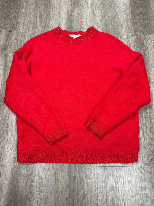 Sweater By Time And Tru In Red, Size: M