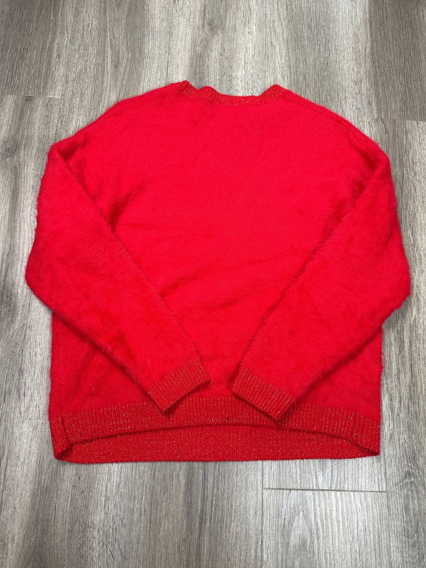 Sweater By Time And Tru In Red, Size: M