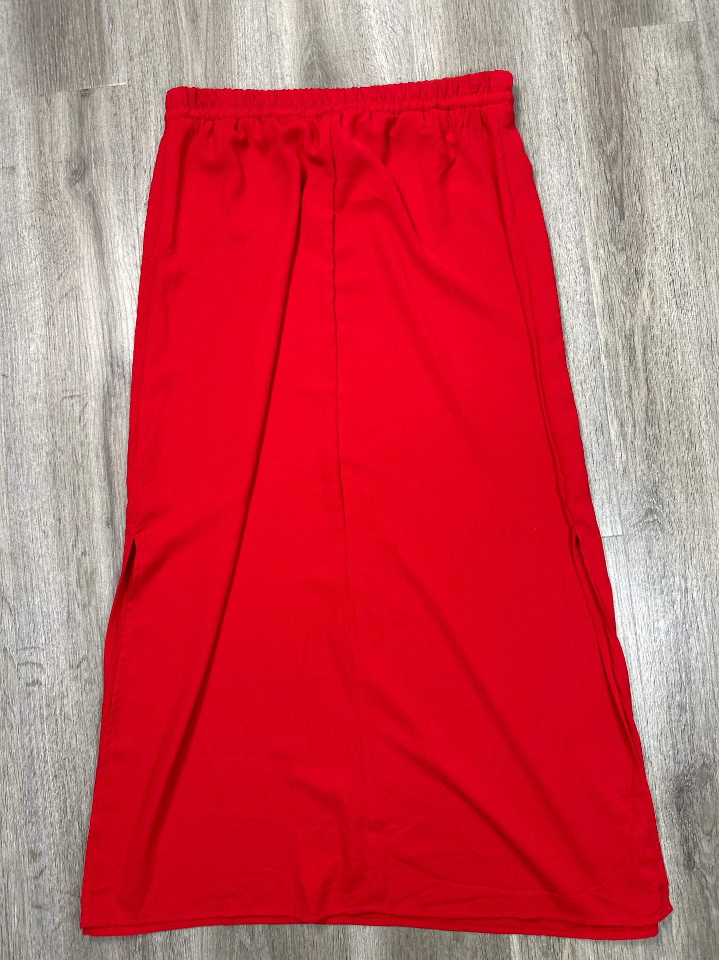 Skirt Maxi By Faded Glory In Red, Size: M