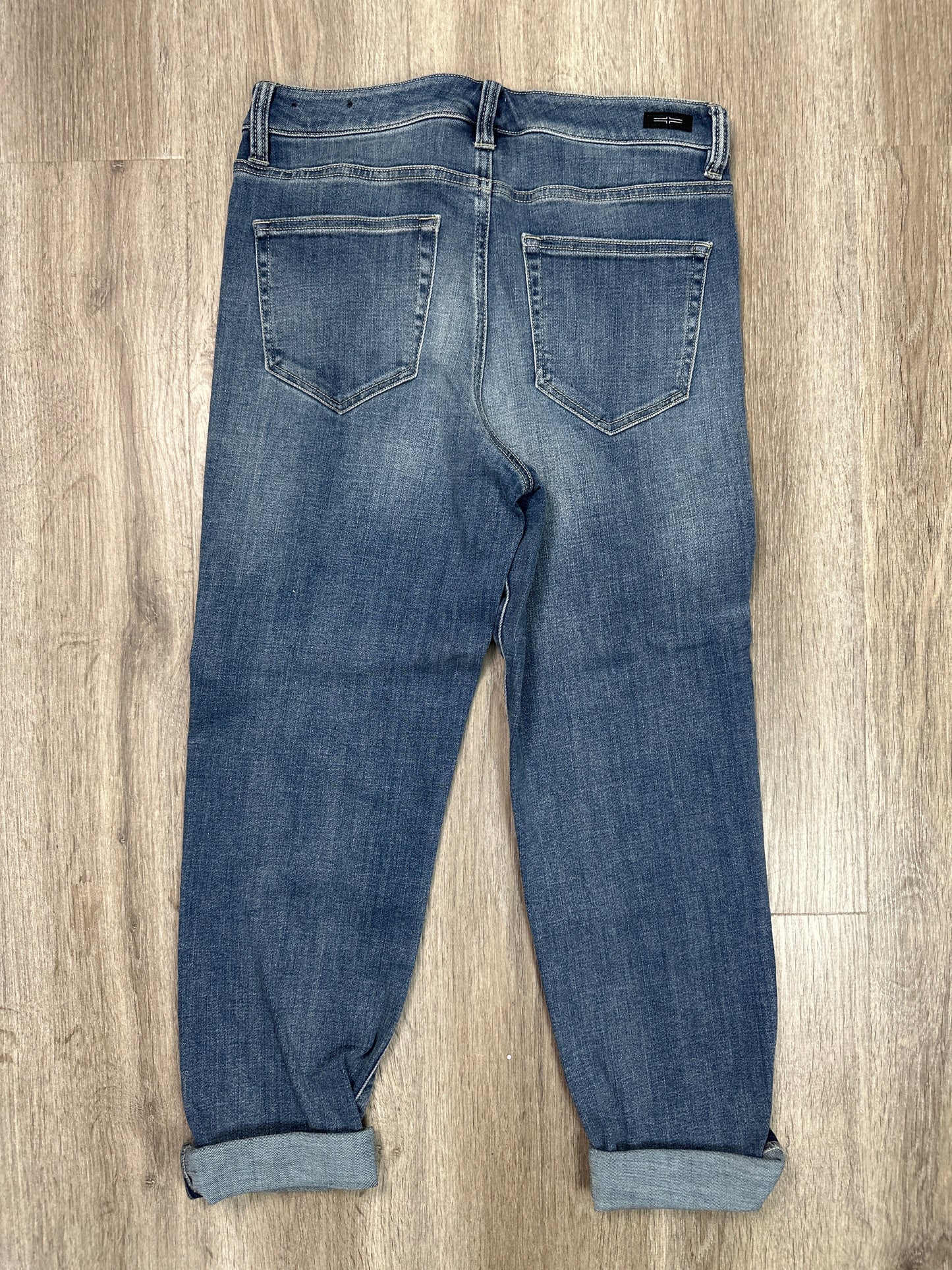 Jeans Boyfriend By Liverpool In Blue Denim, Size: 8