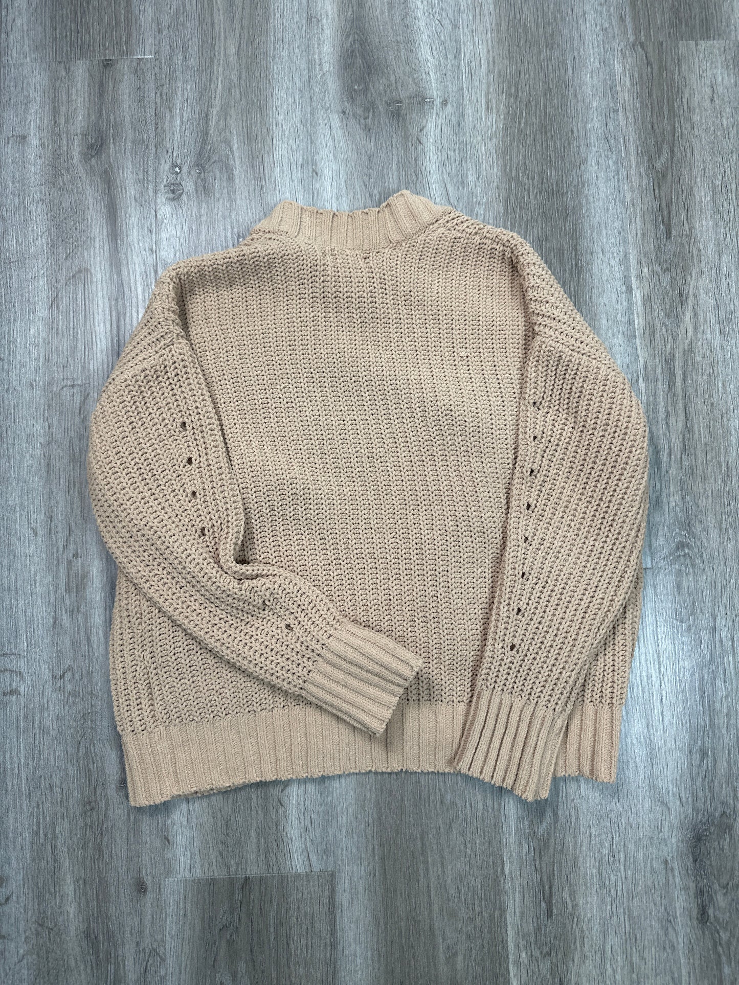 Cardigan By American Eagle In Tan, Size: Xs