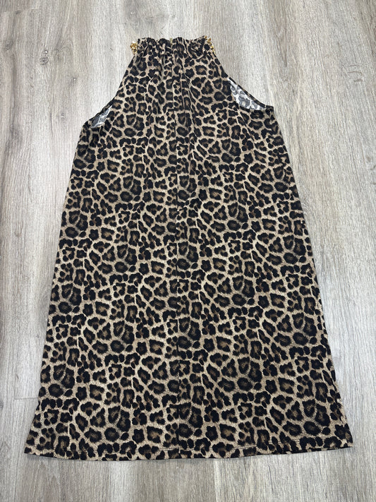 Dress Casual Short By Michael By Michael Kors In Leopard Print, Size: S