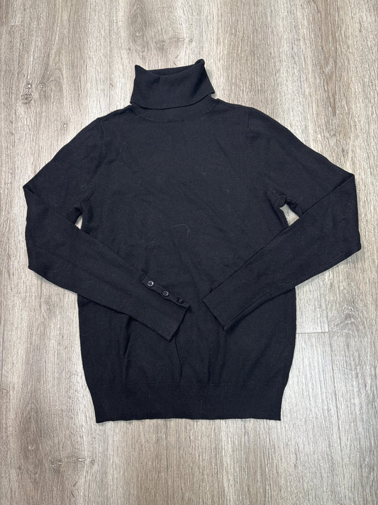 Top Long Sleeve Basic By Ann Taylor In Black, Size: Xs