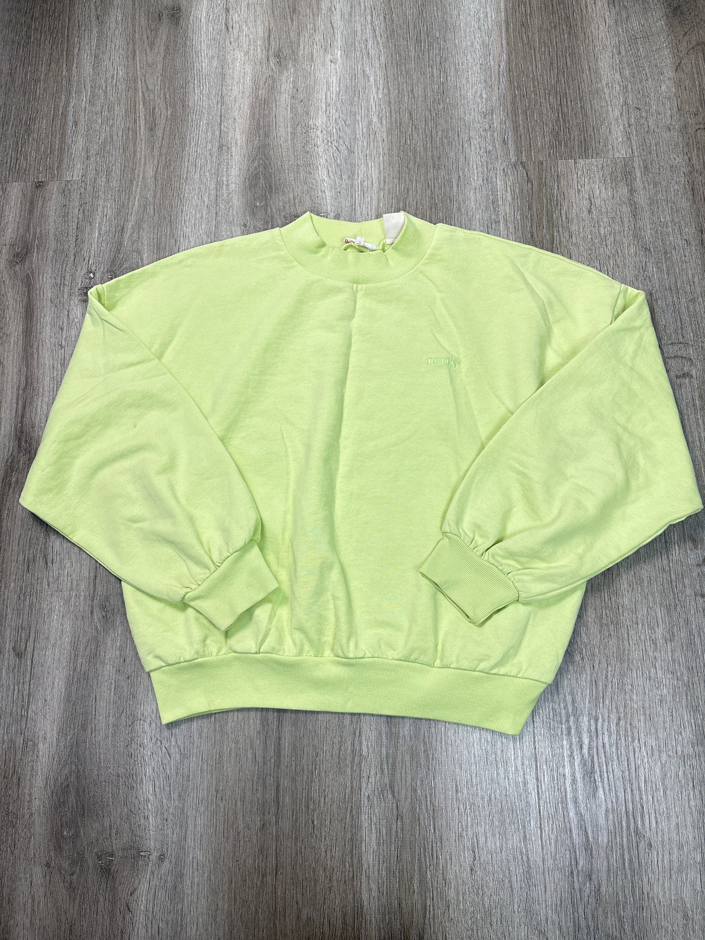 Sweatshirt Crewneck By Levis In Green, Size: M