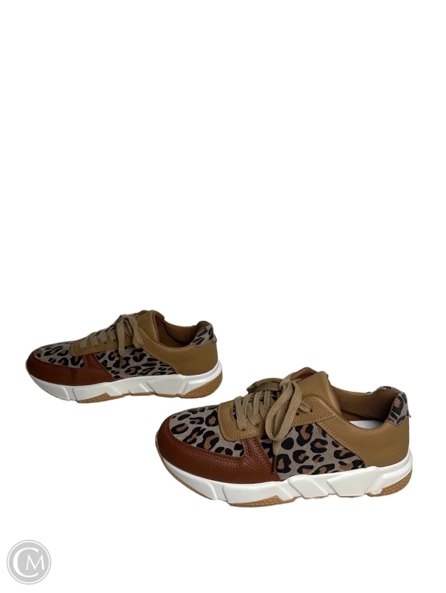 Shoes Athletic By Clothes Mentor In Animal Print, Size: 8