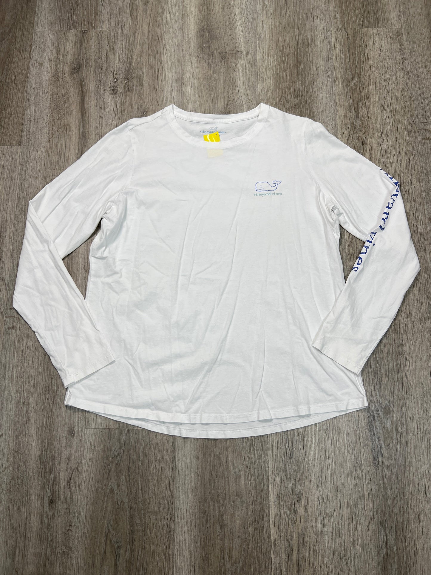 Top Long Sleeve By Vineyard Vines In White, Size: Xl