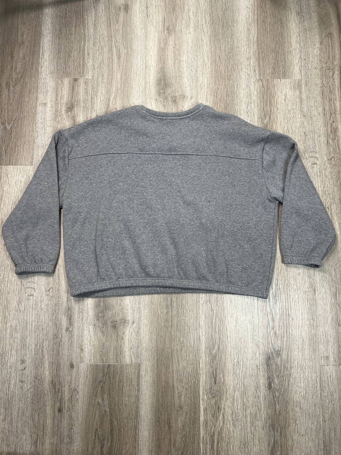 Sweatshirt Crewneck By Banana Republic In Grey, Size: Xxl