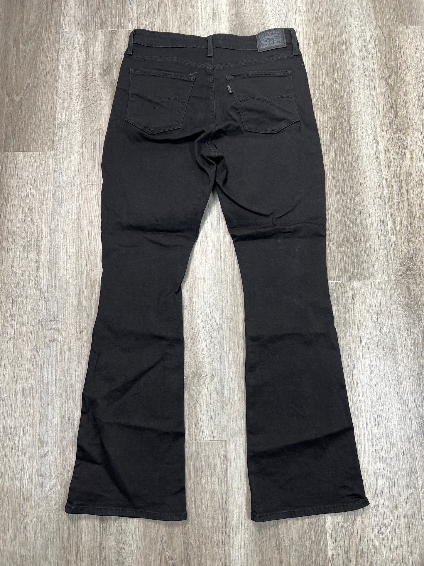 Jeans Boot Cut By Levis In Black, Size: 12