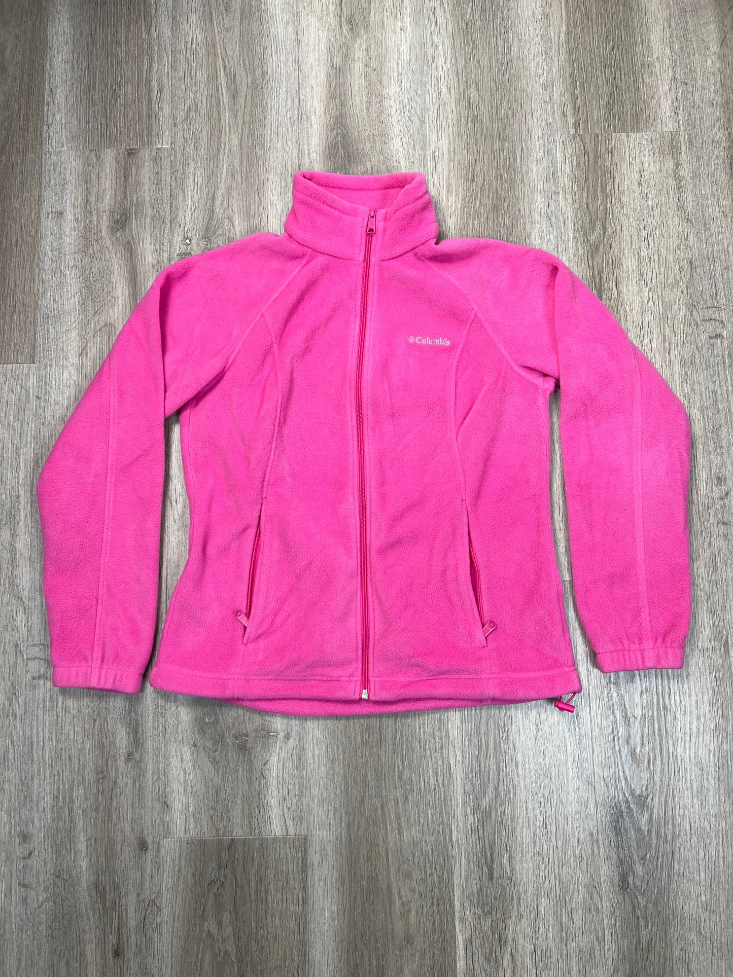 Jacket Fleece By Columbia In Pink, Size: M