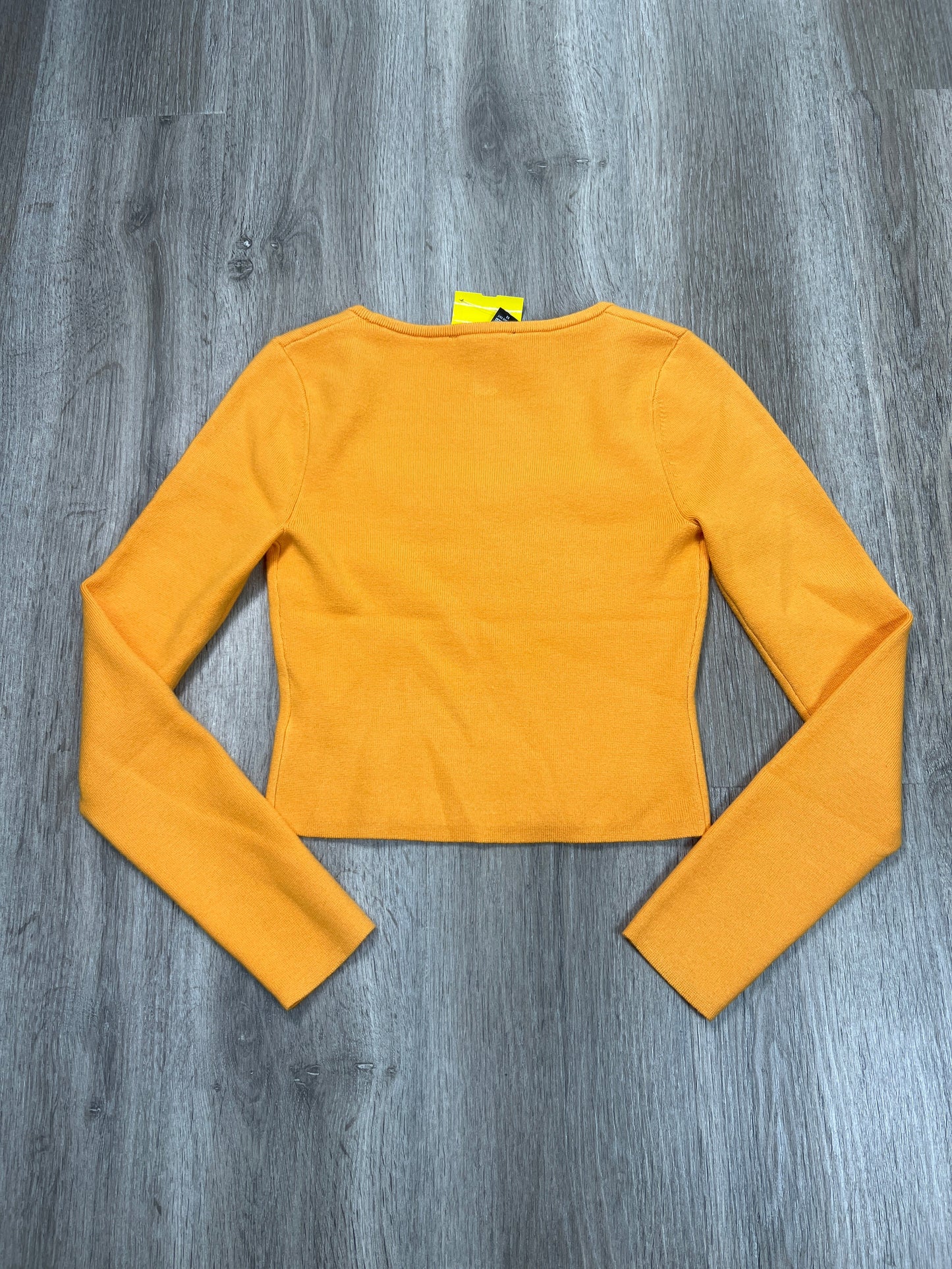 Top Long Sleeve By Express In Orange, Size: Xs