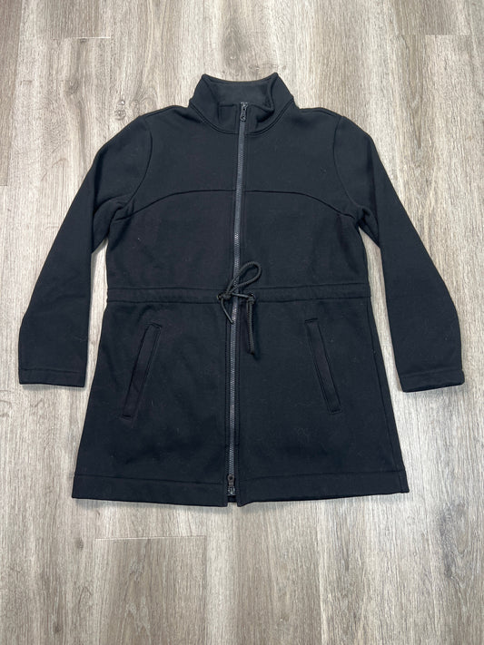 Jacket Fleece By Talbots In Black, Size: Sp