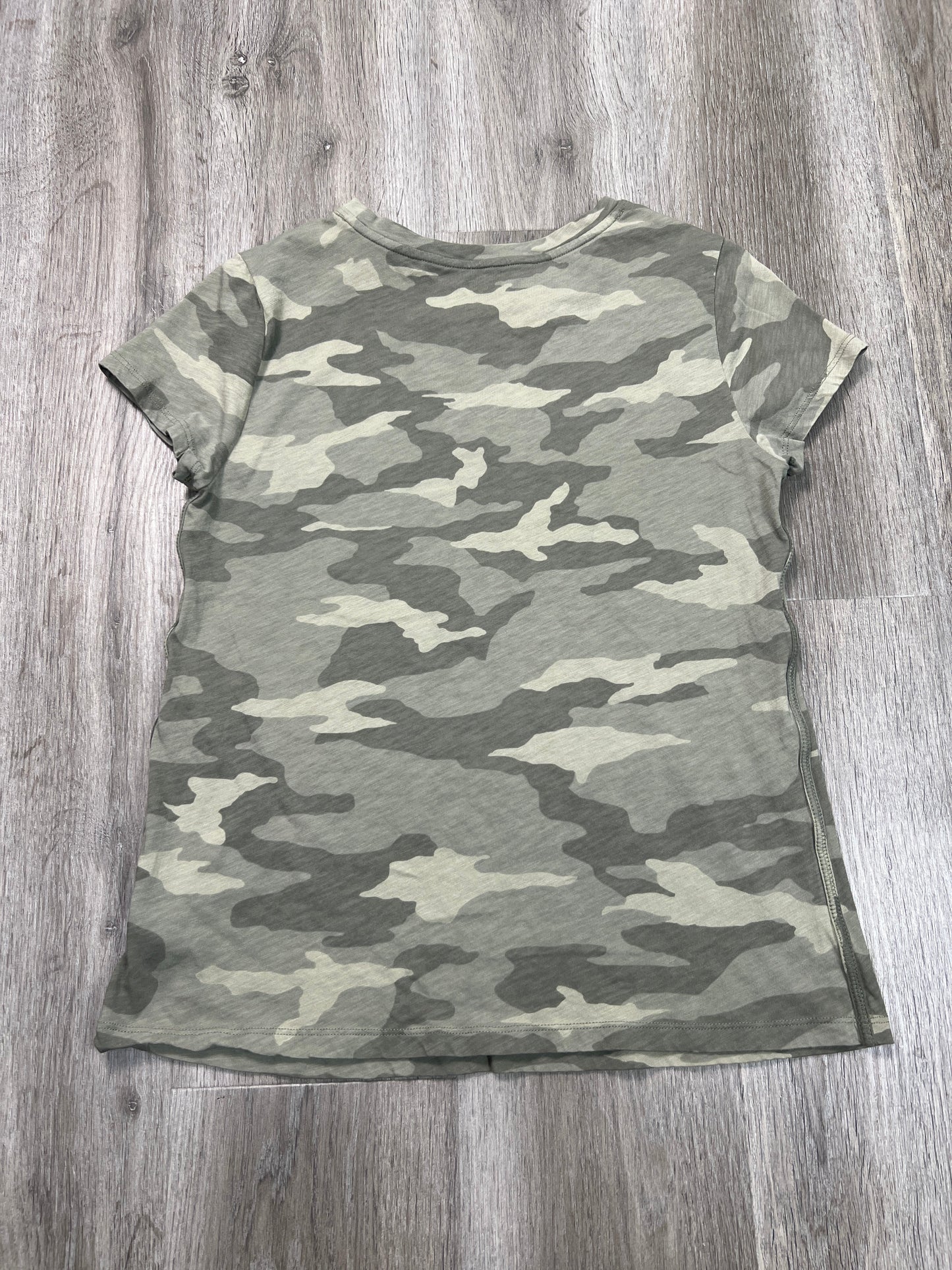 Top Short Sleeve By Athleta In Camouflage Print, Size: M