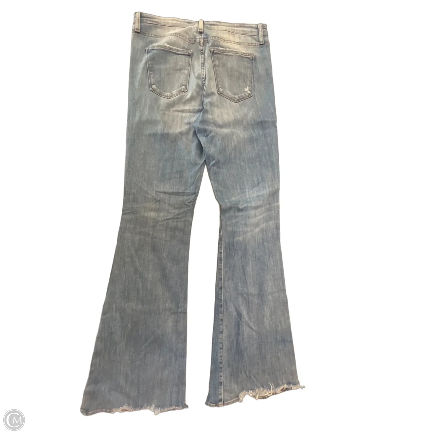 Jeans Flared By Flying Monkey In Blue Denim, Size: 12