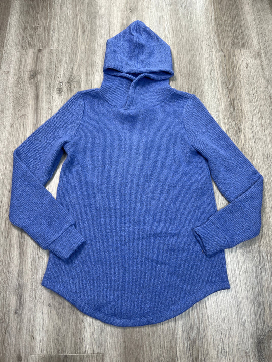 Sweatshirt Hoodie By Loft In Blue, Size: Xs