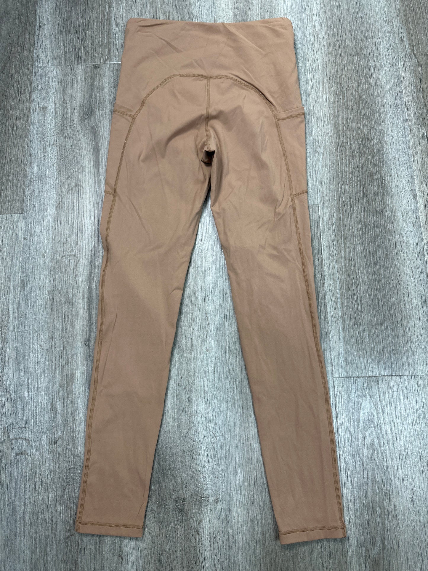 Athletic Leggings By Mono B In Tan, Size: S