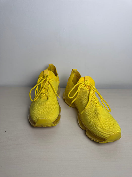 Shoes Athletic By LA SHEELAH In Yellow, Size: 8.5