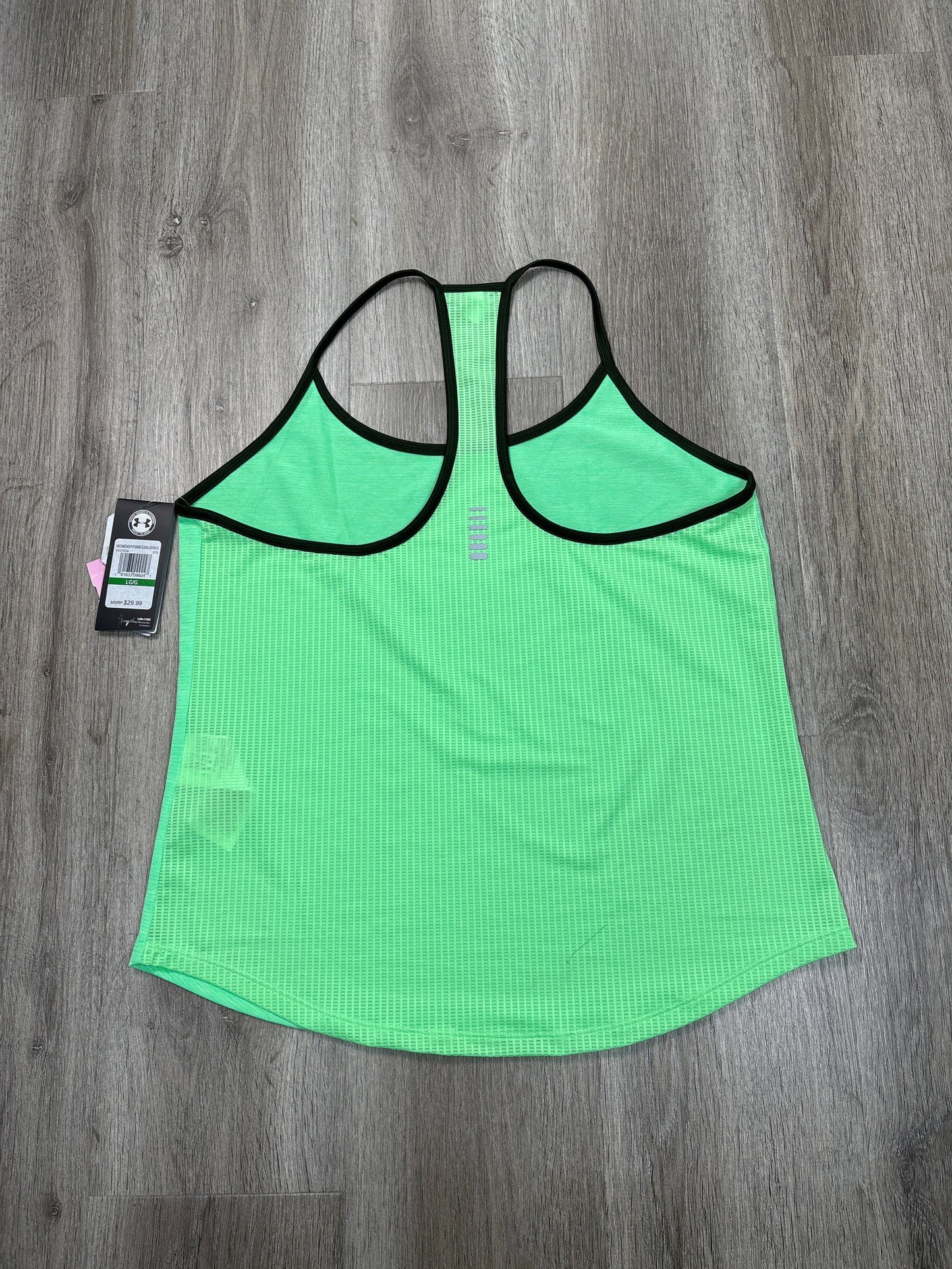 Athletic Tank Top By Under Armour In Green, Size: L