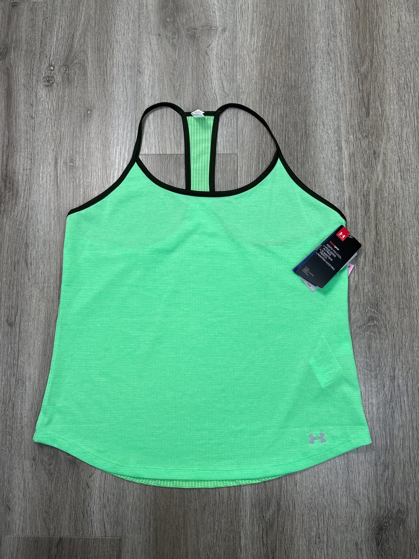 Athletic Tank Top By Under Armour In Green, Size: L