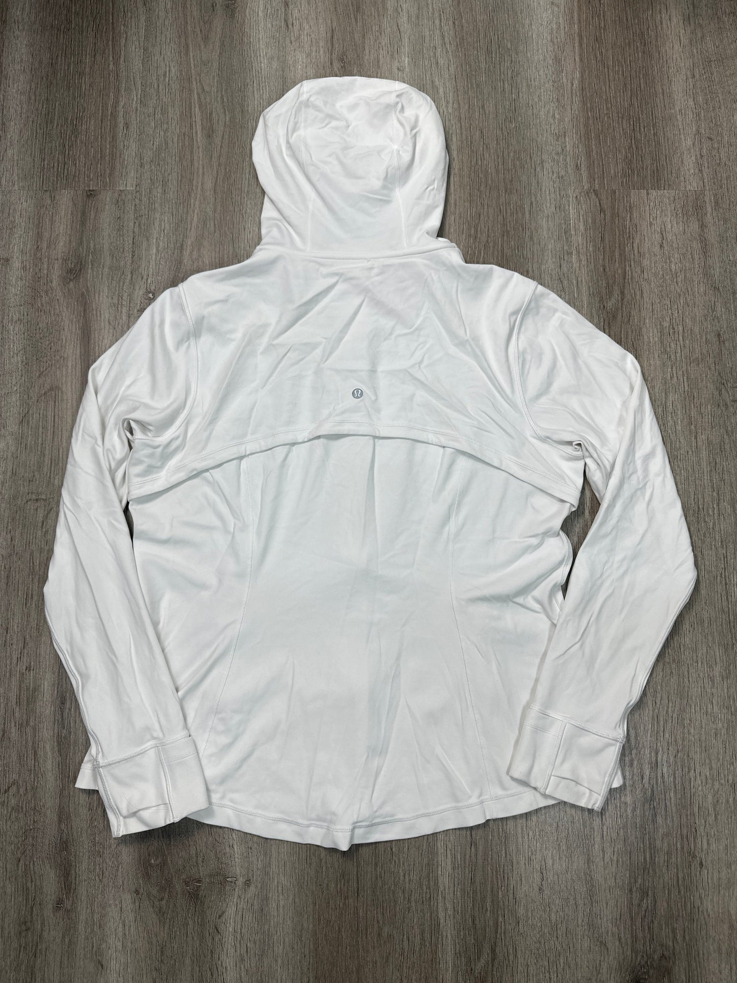 Athletic Jacket By Lululemon In White, Size: 2x