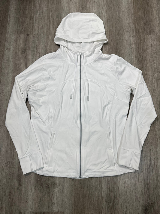 Athletic Jacket By Lululemon In White, Size: 2x