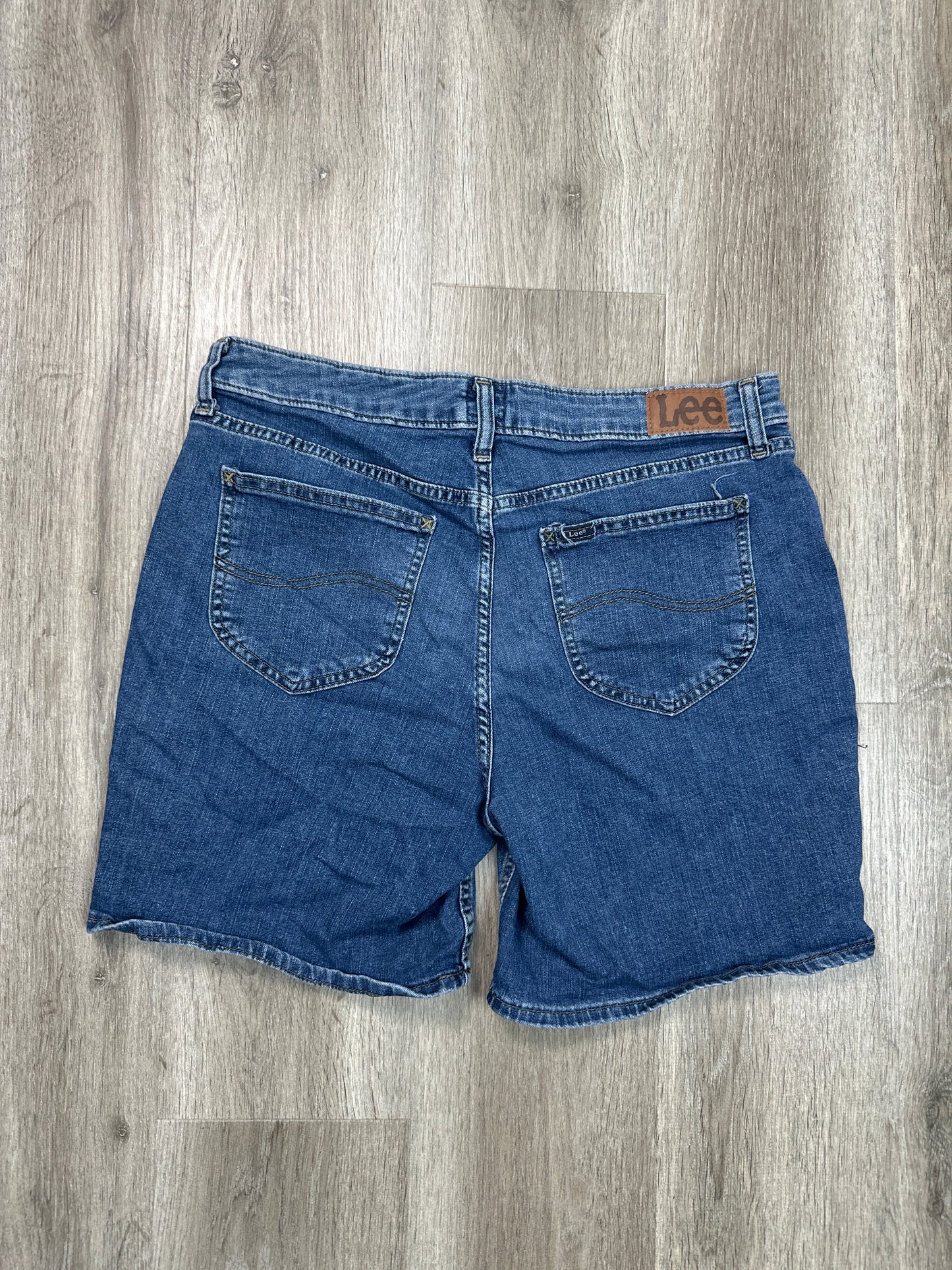 Shorts By Lee In Blue Denim, Size: 14