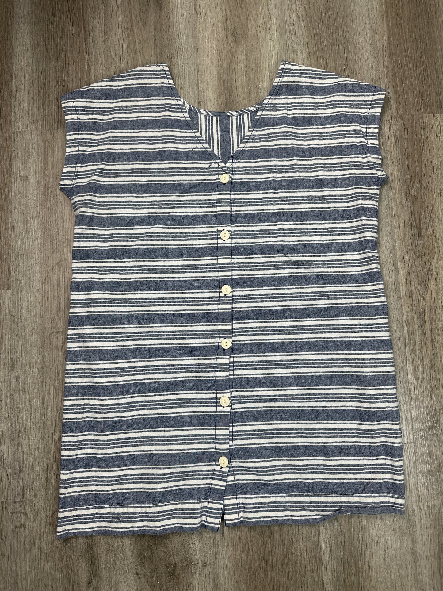 Dress Casual Midi By PEYTON & PARKER In Striped Pattern, Size: Xl