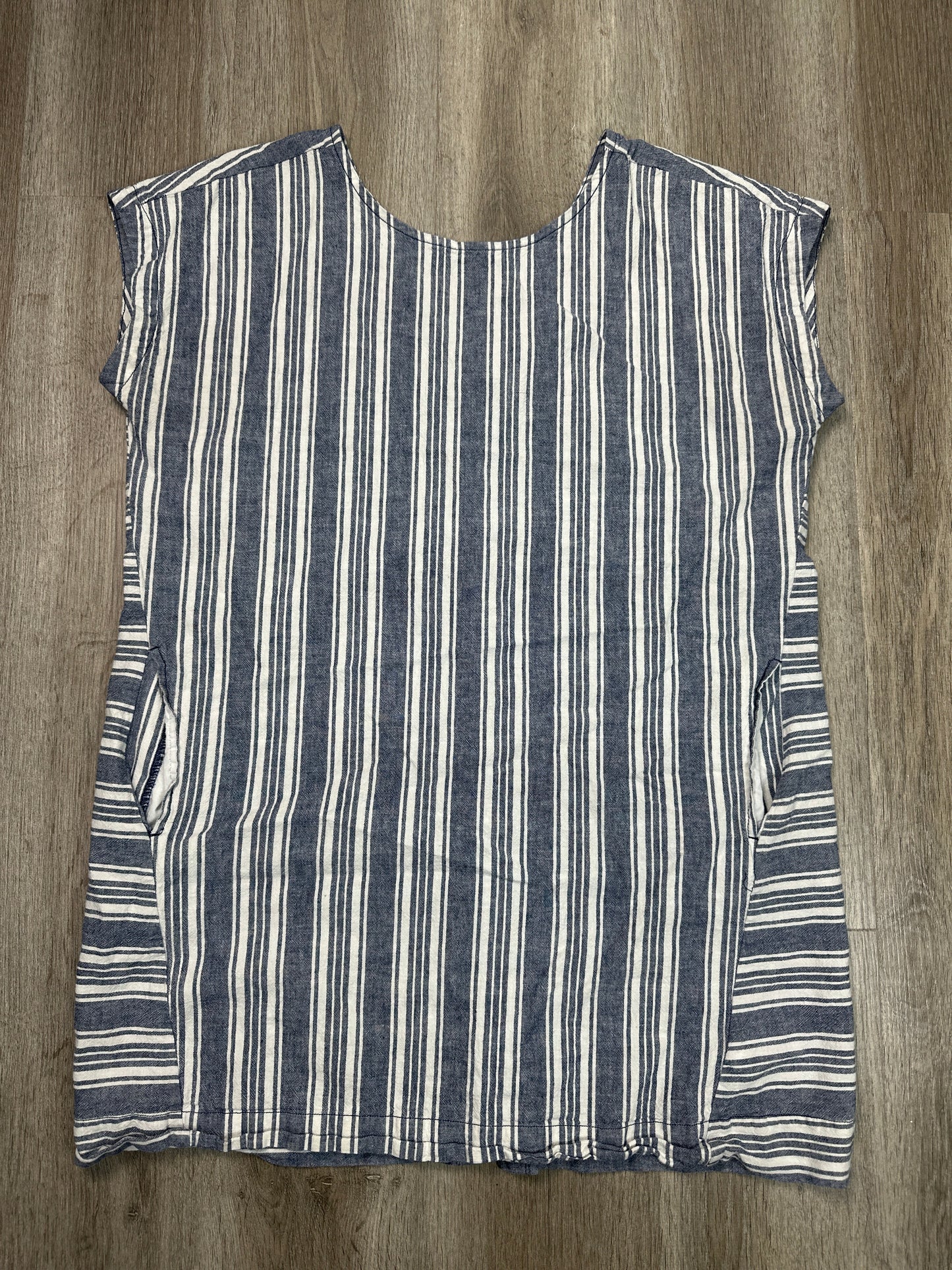 Dress Casual Midi By PEYTON & PARKER In Striped Pattern, Size: Xl