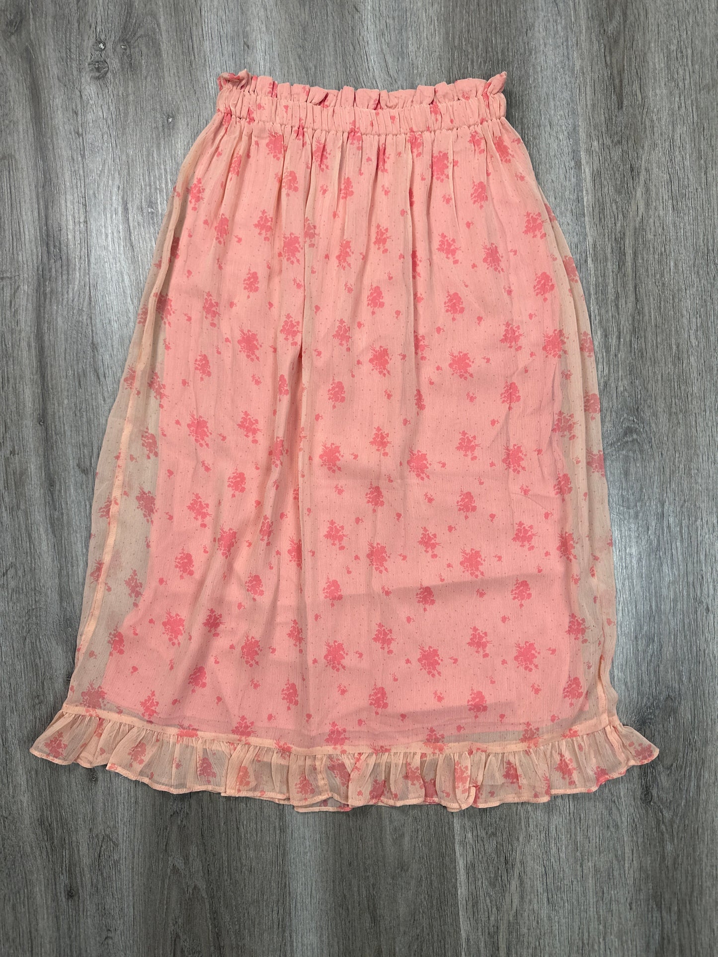 Skirt Midi By Urban Outfitters In Pink, Size: S