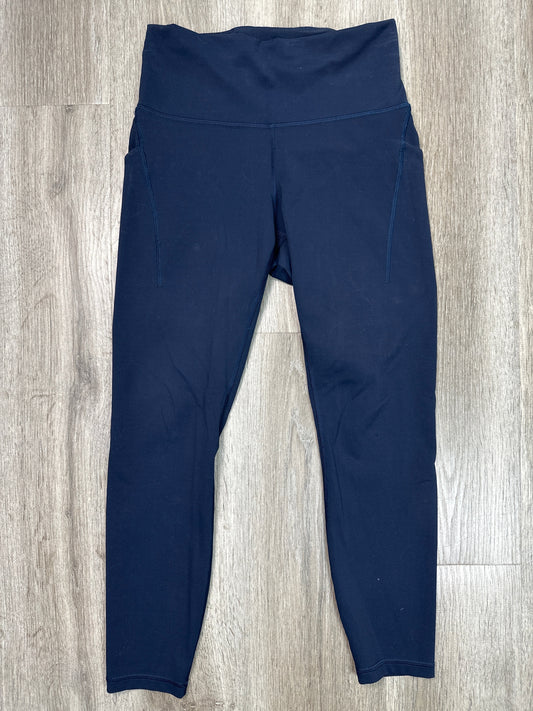 Athletic Leggings By Lululemon In Blue, Size: M