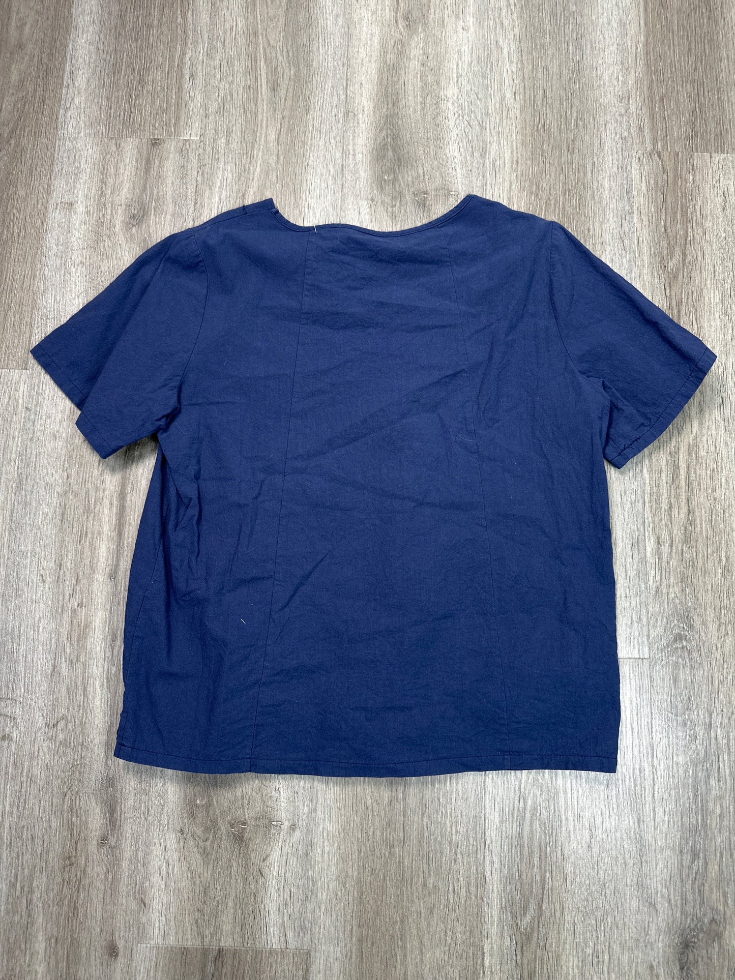 Top Short Sleeve By TEMU In Blue, Size: Xl