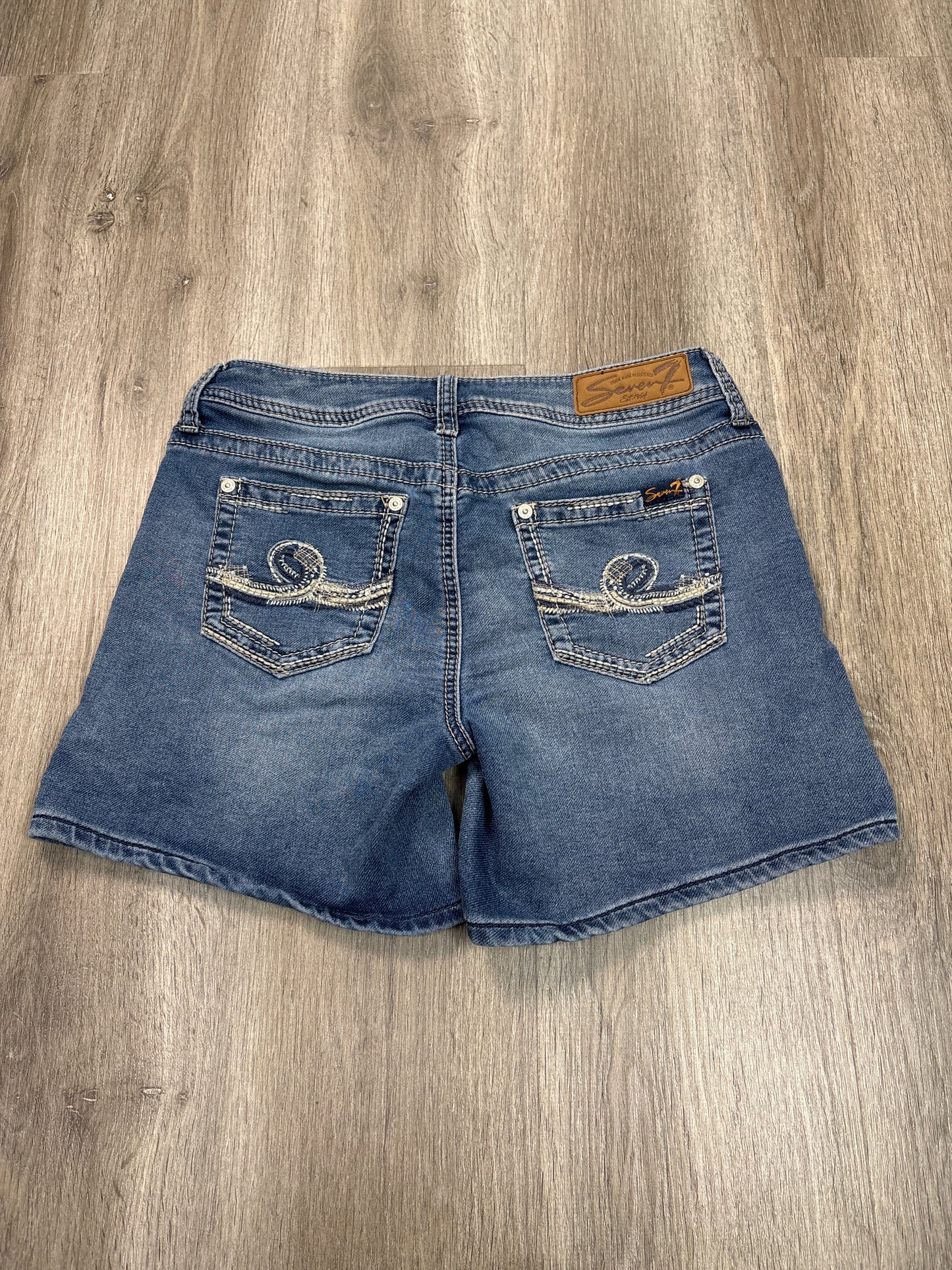 Shorts By Seven 7 In Blue Denim, Size: 6