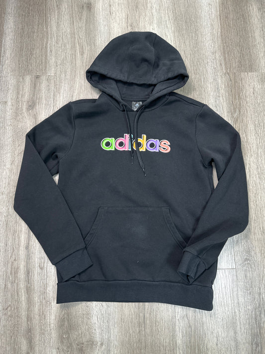 Sweatshirt Hoodie By Adidas In Black, Size: S