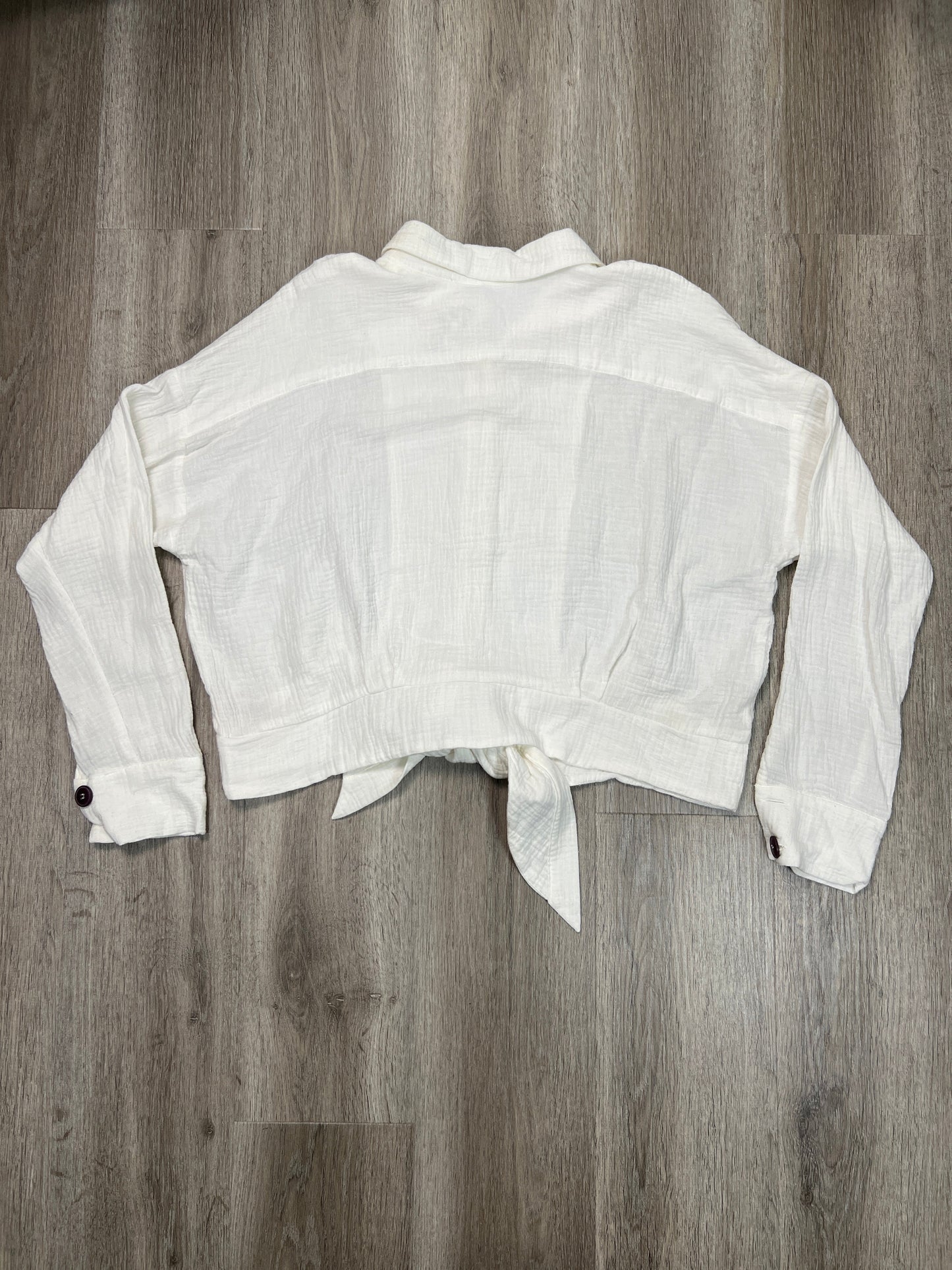 Top Long Sleeve By Free People In White, Size: L