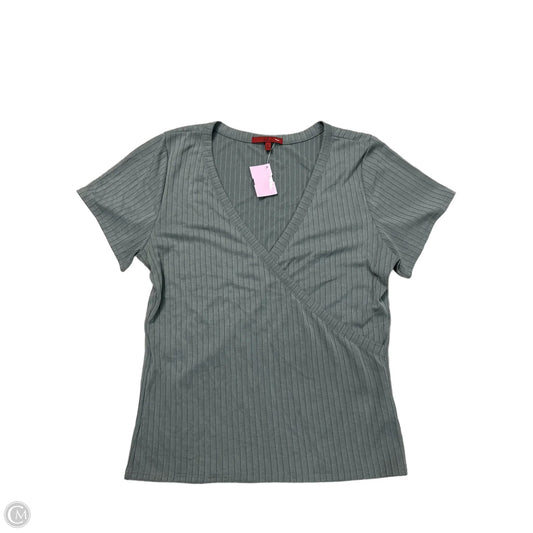 Top Short Sleeve Basic By Bke In Green, Size: L