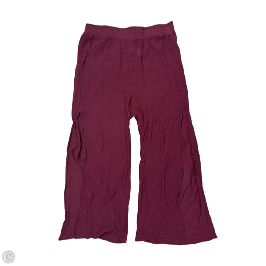 Pants Wide Leg By Torrid In Maroon, Size: 1x